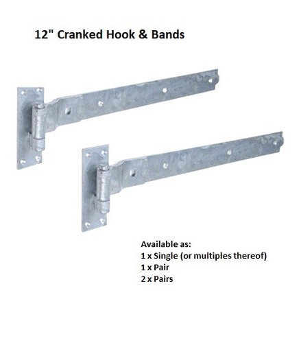 Cranked hook and band - and,
