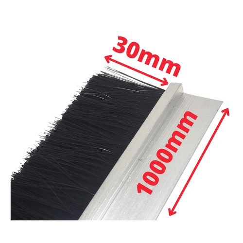 Door aluminum brush draught - door,