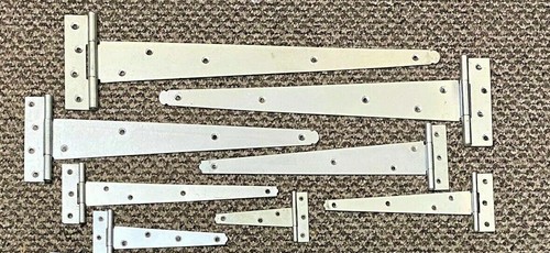 Zinc tee hinges 18 shed - 18",