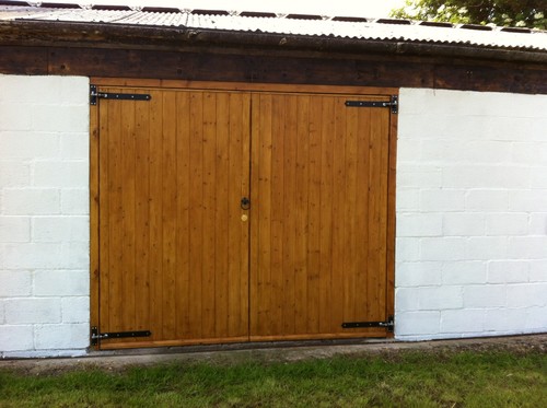 Wooden garage doors - wooden,