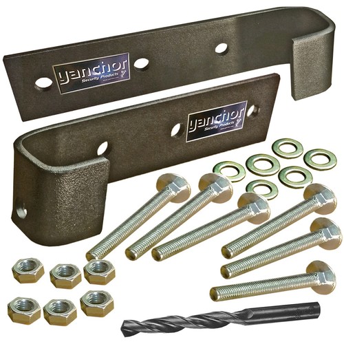 Shed lock hasp and staple - lock,