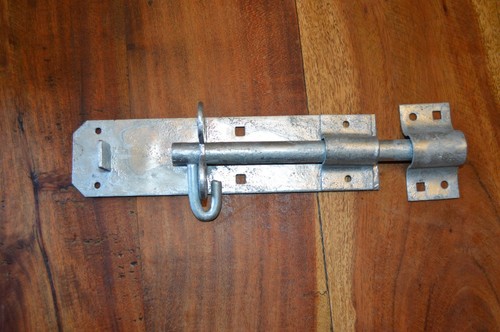 225mm galvanised straight bolt - 225mm,