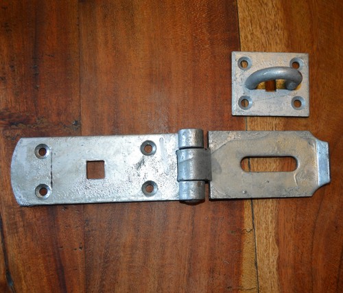 250mm galvanised hasp - hasp, &