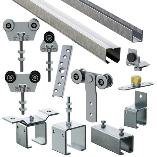 Sliding heavy door - set, garage