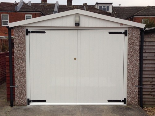 Timber wooden double - double, garage