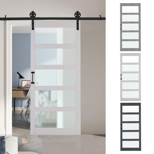 Wood barn door - door, closet