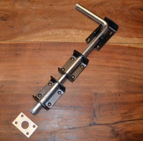 Garage door drop bolt - , 12"