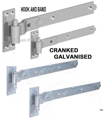 Gate cranked hook band - 18",