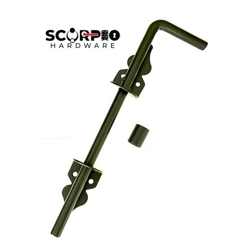 Gate garage drop bolt - drop, cane