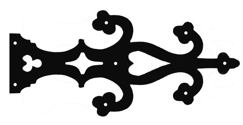False door hinges gothic tudor - hinges,